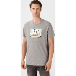 Jack & Jones Luciano Koszulka Szary. Szare podkoszulki męskie Jack & Jones, xl, z haftami, z bawełny, z krótkim rękawem. Za 66,95 zł.