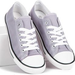 Trampki damskie slip on: Szare trampki JAZLYN
