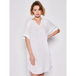 Tunika Seafolly Beach Edit 53868-CU. Białe bluzki damskie Seafolly, xs, bez wzorów, z bawełny, bez kołnierzyka, bez rękawów. W wyprzedaży za 249,00 zł.