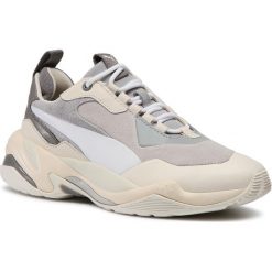 Sneakersy PUMA - Thunder Colour Block Wn's 370960 02 Quarry/White Smoke. Szare półbuty damskie Puma, ze skóry. W wyprzedaży za 399,99 zł.
