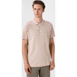 Jack & Jones Tristan Polo Koszulka Beżowy. Brązowe koszulki polo męskie Jack & Jones, s, bez wzorów, z bawełny, bez rękawów. Za 109,95 zł.