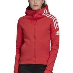 ADIDAS Z.N.E. HOODIE > FL1958. Bluzy damskie Adidas, xs, w paski, z elastanu, bez rękawów, z kapturem. Za 379,99 zł.