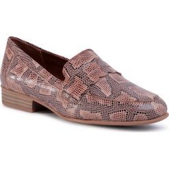 Półbuty TAMARIS - 1-24215-24 Taupe Snake 371. Pomarańczowe półbuty damskie Tamaris, na co dzień, bez wzorów, ze skóry ekologicznej, bez obcasa, na obcasie, bez zapięcia. W wyprzedaży za 149,00 zł.