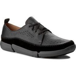 Półbuty CLARKS - Trifri Lace 261272017 Black Leather. Czarne półbuty skórzane męskie Clarks. W wyprzedaży za 259,00 zł.