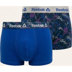 Reebok - Bokserki (2-pack). Niebieskie bokserki męskie Reebok, bez wzorów, z elastanu. Za 89,90 zł.