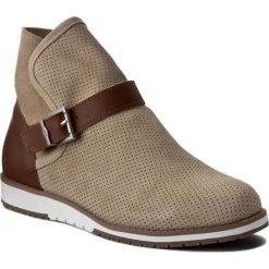 Botki EMU AUSTRALIA - Lorne W11175 Sand/Pecan. Brązowe buty zimowe damskie EMU Australia, z materiału. W wyprzedaży za 319,00 zł.