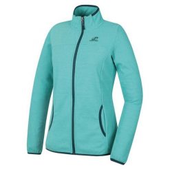 Hannah Bluza Damska Selena Pool Stripe 36. Zielone bluzy sportowe damskie Hannah, bez wzorów, z materiału, bez rękawów, bez kaptura. Za 169,00 zł.