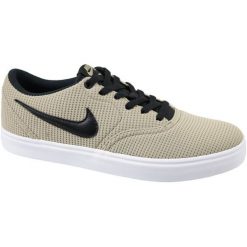 Nike Sb Check Solarsoft Canvas 843896-200 45,5 Beżowe. Brązowe buty sportowe męskie marki Nike, z tkaniny. W wyprzedaży za 199,99 zł.