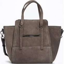 Torebki i plecaki damskie: Skórzana torebka „FortyOne” w kolorze szarym – 44 x 49 x 17 cm