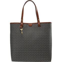 Shopper bag damskie: Fossil RACHEL STRIPE Torba na zakupy black