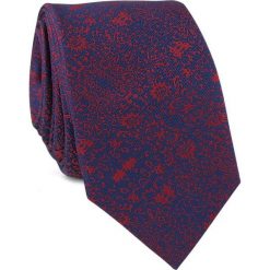 Krawat KWGR001443. Czerwone krawaty męskie marki Giacomo Conti, z mikrofibry, eleganckie. Za 69,00 zł.