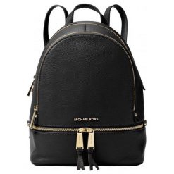 Michael Kors Plecak Damski Zaini Czarny. Czarne plecaki damskie Michael Kors, ze skóry, eleganckie. W wyprzedaży za 1309,00 zł.