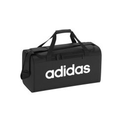 Torba fitness 25L. Czarne torby męskie sportowe Adidas, bez wzorów, z poliesteru. Za 94,99 zł.