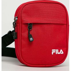 Fila - Saszetka. Czerwone nerki damskie Fila, w paski, z poliesteru, małe, bez dodatków. Za 79,90 zł.
