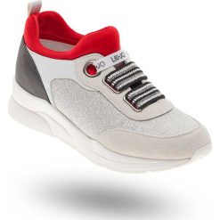 SNEAKERSY Liu Jo. Szare sneakersy damskie Liu Jo, ze skóry. Za 345,00 zł.