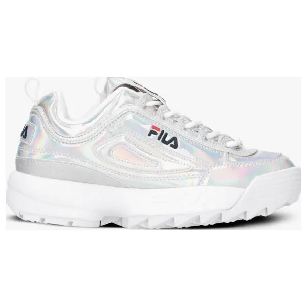 Fila Disruptor M Low Wmn buty damskie, srebrny, rozmiar 5,5. Szare buty sportowe damskie Fila, bez wzorów, ze skóry, sportowe. W wyprzedaży za 433,49 zł.