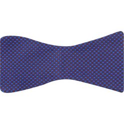 Niebiesko-czerwona mucha męska wiązana W91. Czerwone muszki męskie Modini Moda Męska, na co dzień, bez wzorów, z tkaniny, eleganckie. W wyprzedaży za 67,50 zł.