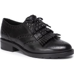 Oxfordy GEOX - D Bettanie F D94ETF 00043 C9999 Black. Czarne półbuty damskie Geox, bez obcasa, na obcasie, bez zapięcia. Za 589,00 zł.