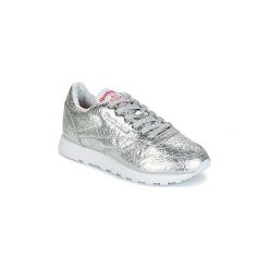 Buty Reebok Classic CL LTHR HD. Szare trampki i tenisówki damskie Reebok Classic, bez wzorów, bez zapięcia. Za 219,50 zł.