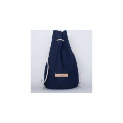 Towny Owl Denim Blue - Bawełniana sakwa / plecak. Niebieskie plecaki damskie marki NOSKA, z bawełny. Za 160,00 zł.