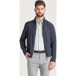 KURTKA SISKO Joop! Collection. Niebieskie płaszcze męskie Joop! Collection, m, z aplikacjami, z materiału, bez kaptura. Za 590,00 zł.