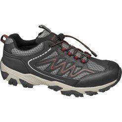 Trekkingowe buty męskie Highland Creek popielate. Szare buty trekkingowe męskie z materiału, na sznurówki. Za 119,90 zł.