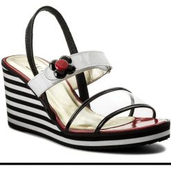 Sandały damskie: Sandały AZURÉE – Cava 8ANB Vernis Blanc/Vernis Noir/Vernis Rouge 01