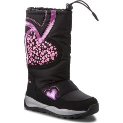 Śniegowce GEOX - J Orizont B G.Abx A J842BA 0FU50 C9999 S Black. Czarne śniegowce dziewczęce Geox, bez zapięcia. W wyprzedaży za 289,00 zł.