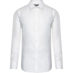 Koszula Trussardi Jeans Shirt Close Fit Miami Collar Yard Dyed Lin 52C00075. Niebieskie koszule męskie Trussardi Jeans, m, bez wzorów, ze lnu, casualowe, bez kołnierzyka, bez rękawów. W wyprzedaży za 269,00 zł.
