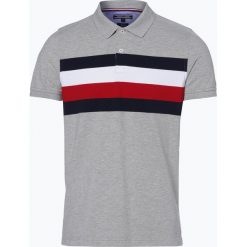 Tommy Hilfiger - Męska koszulka polo, szary. Szare koszulki polo marki TOMMY HILFIGER, z bawełny. Za 229,95 zł.