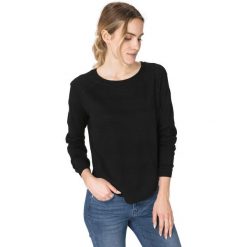 Vero Moda Sweter Czarny. Czarne bluzy damskie Vero Moda, xl, bez wzorów, z materiału, bez rękawów, bez kaptura. Za 87,95 zł.