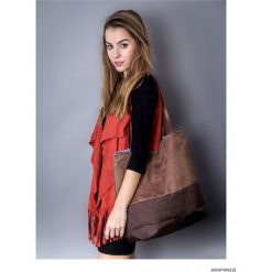 Torba duo brąz. Szare torebki klasyczne damskie Pakamera, z materiału. Za 95,00 zł.