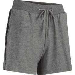Szorty dresowe, krótkie, Level 1 bonprix szary melanż. Szare spodnie damskie bonprix, z dresówki. Za 64,99 zł.