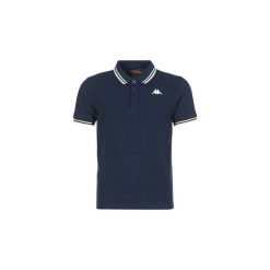 Koszulki polo z krótkim rękawem Kappa ESMANO. Niebieskie koszulki męskie Kappa, s, bez wzorów, polo, z krótkim rękawem, krótkie. Za 89,00 zł.