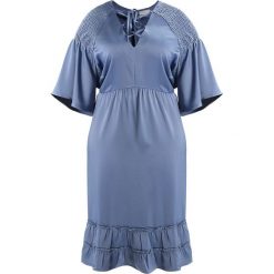 Sukienki hiszpanki: Lost Ink Plus FIT & FLARE DRESS Sukienka letnia blue