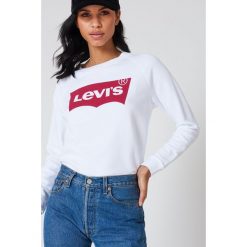 Bluzy damskie: Levi’s Luźna bluza Graphic Crew – White