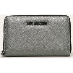 Love Moschino - Portfel. Szare portfele damskie Love Moschino, bez wzorów, ze skóry ekologicznej. W wyprzedaży za 269,90 zł.