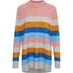 Sweter "Wendy" ze wzorem. Swetry damskie Kaffe, l, w paski, z wełny, bez rękawów, bez kaptura. W wyprzedaży za 109,95 zł.
