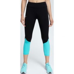 Legginsy treningowe damskie SPDF251 - głęboka czerń. Szare spodnie damskie 4f, z elastanu. W wyprzedaży za 99,99 zł.