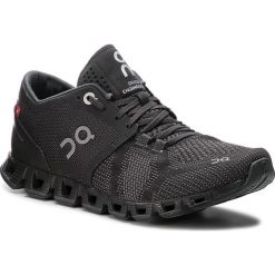 Buty ON - Cloud X 000020 Black/Asphalt 4006. Czarne buty sportowe damskie On, z materiału, sportowe, do biegania. W wyprzedaży za 459,00 zł.