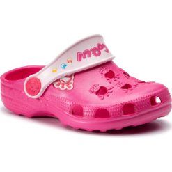 Klapki COQUI - Little Frog 8701 Fushia/Pale Pink. Różowe sandały dziewczęce Coqui, z tworzywa sztucznego, bez zapięcia. Za 44,99 zł.
