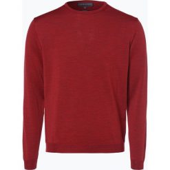 Finshley & Harding - Sweter męski, czerwony. Czerwone swetry klasyczne męskie marki Finshley & Harding, xxl, z wełny. Za 179,95 zł.