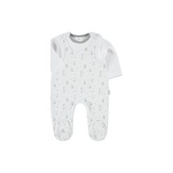Śpiochy niemowlęce: LITTLE Śpioszki – komplet Baby Friends Forever alloverprint