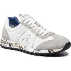 Sneakersy PREMIATA - Lucy-D 206E Biały Szary. Szare półbuty damskie marki Premiata, na co dzień, bez wzorów, ze skóry, bez obcasa, na płaskiej podeszwie, bez zapięcia. Za 809,00 zł.