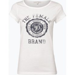 Tom Tailor Denim - T-shirt damski, beżowy. Brązowe t-shirty damskie marki TOM TAILOR DENIM, m, bez wzorów, z denimu, vintage, bez kołnierzyka. Za 39,95 zł.