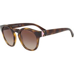 Emporio Armani - Okulary 0EA4113. Pomarańczowe okulary przeciwsłoneczne damskie Emporio Armani, okrągłe. W wyprzedaży za 399,90 zł.