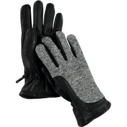 Rękawiczki męskie: Skórzane rękawiczki „Gerson Glove” w kolorze czarno-szarym