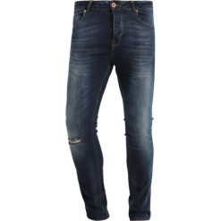 Jeansy męskie: Benetton Jeans Skinny Fit dark blue