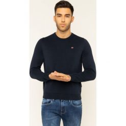 Sweter Napapijri Droz N0YH2T. Szare swetry męskie Napapijri, xl, bez wzorów, klasyczne, z klasycznym kołnierzykiem, bez kaptura. W wyprzedaży za 209,00 zł.