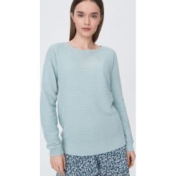 Sweter z wiązaniem na plecach - Turkusowy. Niebieskie swetry damskie Sinsay, s, bez wzorów, bez rękawów, bez kaptura. W wyprzedaży za 39,99 zł.